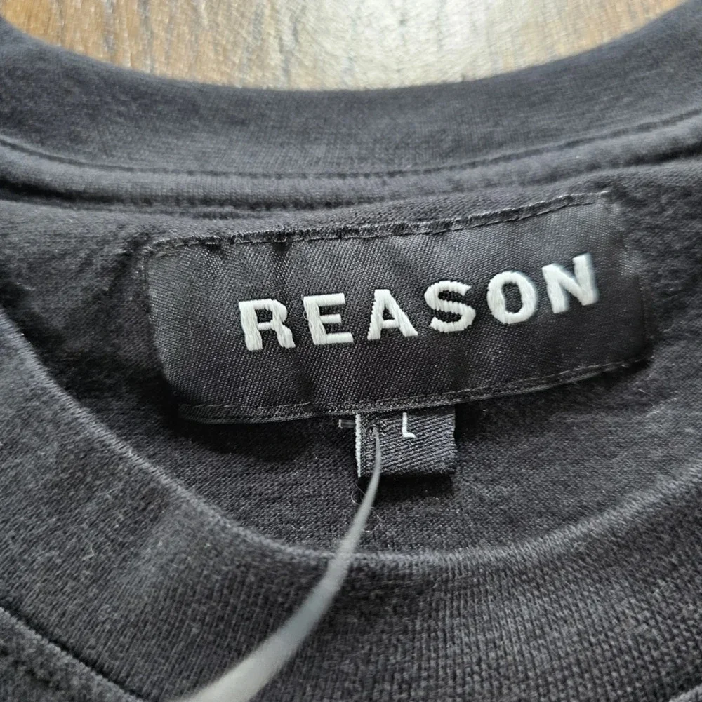 Reason Brand Flex On Em Back Print Short Sleeve T-Shirt Size Men's Large NEW - Picture 12 of 13